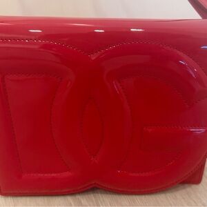Dolce & Gabbana Glossy Red Clutch NWOT